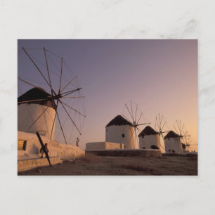 Cartão Postal Europa, Grécia, Ilhas Cíclades, Mykonos,