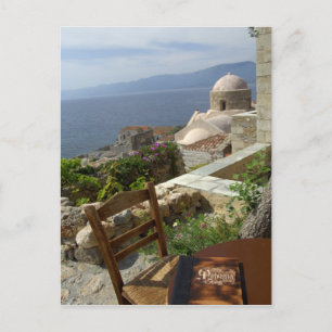 Cartão Postal Europa, Grécia, Peloponeso, Monemvasia (solteiro