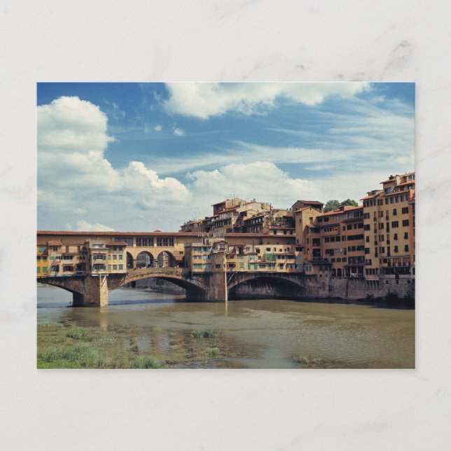Cartão Postal Europa, Itália, Florença. Ponte Vecchio (Frente)