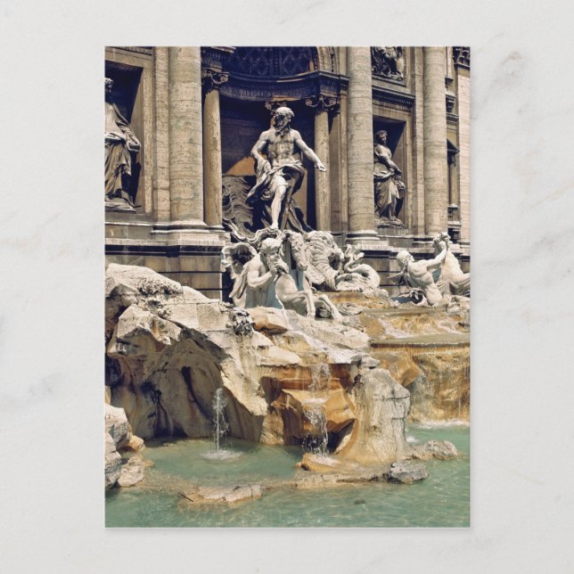 Cartão Postal Europa, Itália, Roma. As moedas enfiam a parte inf (Frente)