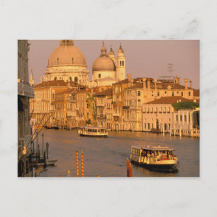 Cartão Postal Europa, Itália, Vêneto, Veneza. Vista do pôr do so