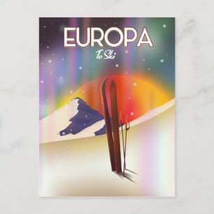 Cartão Postal Europa - Lua de Júpiter Arte Espacial.
