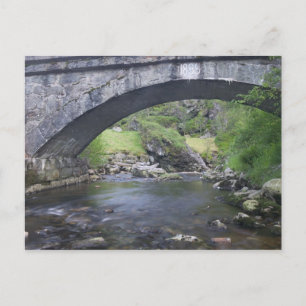 Cartão Postal Europa, Noruega. Ponte de Pedra a caminho de Berge