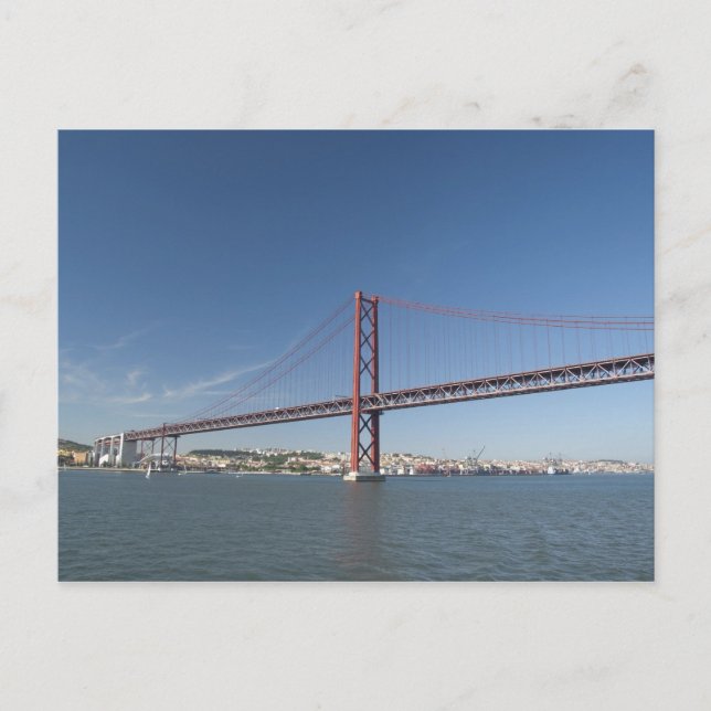 Cartão Postal Europa, Portugal, Lisboa (Lisboa). Ponte (Frente)