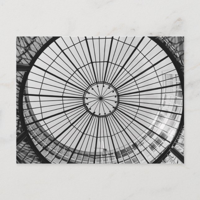 Cartão Postal Europa, Suiça, Zurique. Cúpula de vidro (Frente)