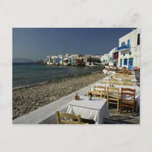 Cartão Postal Europe, Greece, Mykonos. Views of the seaside