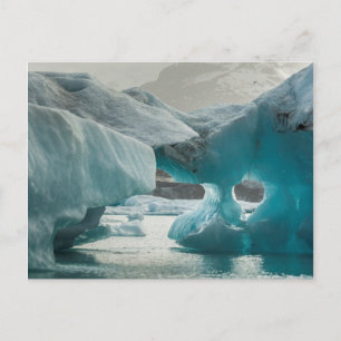 Cartão Postal Europe, Iceland, JokUSArlon. Iceberg Formations