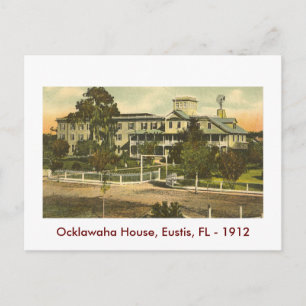 Cartão Postal EUSTIS, FL., Ocklawaha House, 1912