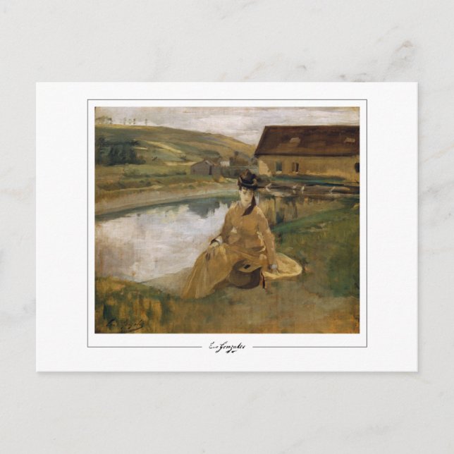 Cartão Postal Eva Gonzalès #3 - Cartão-postal de arte (Frente)