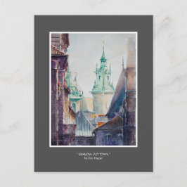 Cartão Postal EVE Painted Krakow, Cidade Polônia