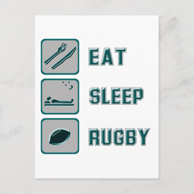 Cartão Postal Eve Sleep Rugby (Frente)