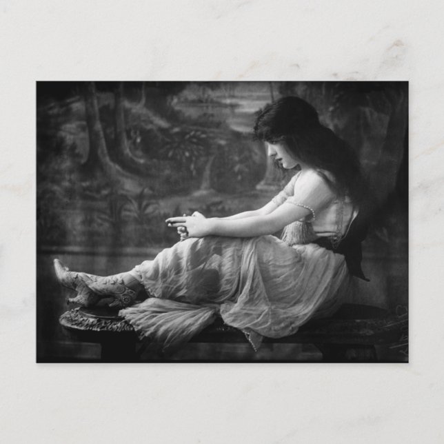 Cartão Postal Evelyn Nesbit Thaw, 1913 (Frente)