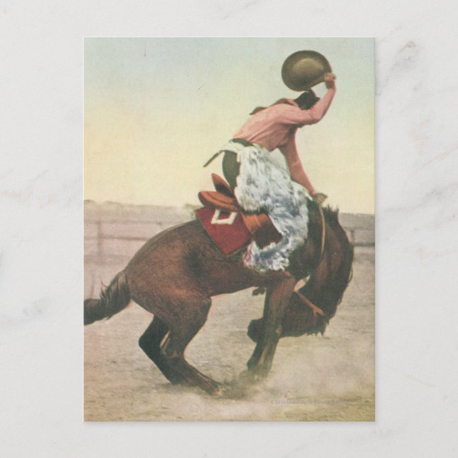 Cartão Postal Everett McGucin sobre o Blue Dog Cheyenne Frontier (Frente)