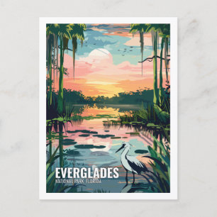Cartão Postal Everglades National Park Florida EUA