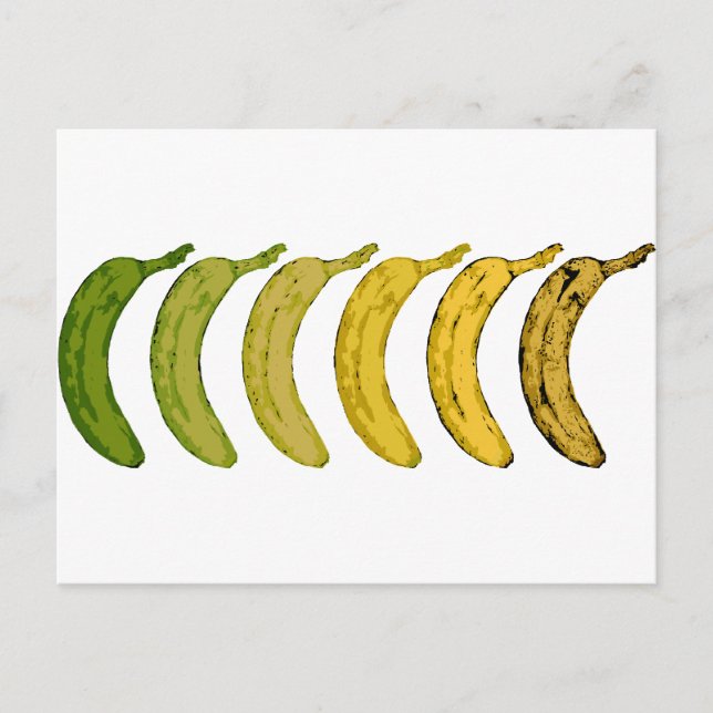 Cartão Postal Evolução da banana (Frente)