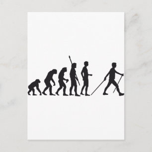 Cartão Postal evolução da marcha nórdica