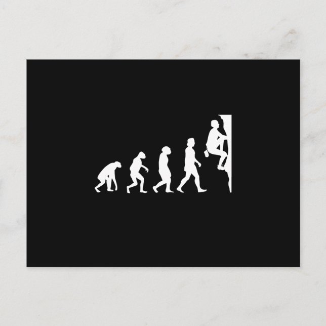 Cartão Postal Evolução das Montanhas Subindo (Frente)
