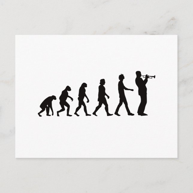 Cartão Postal Evolução de Trompete (Frente)