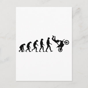 Cartão Postal Evolução do Motocross