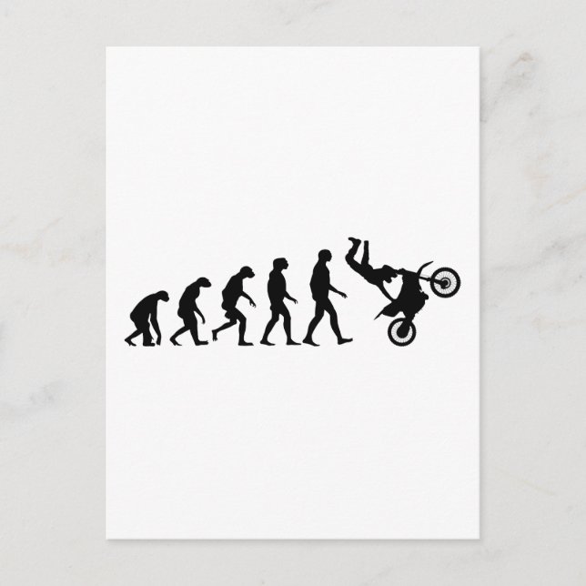 Cartão Postal Evolução do Motocross (Frente)