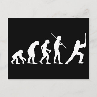 Cartão Postal Evolução do Ninja - do homem ao ninja