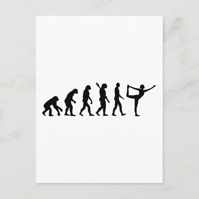 Cartão Postal Evolução Yoga (Frente)