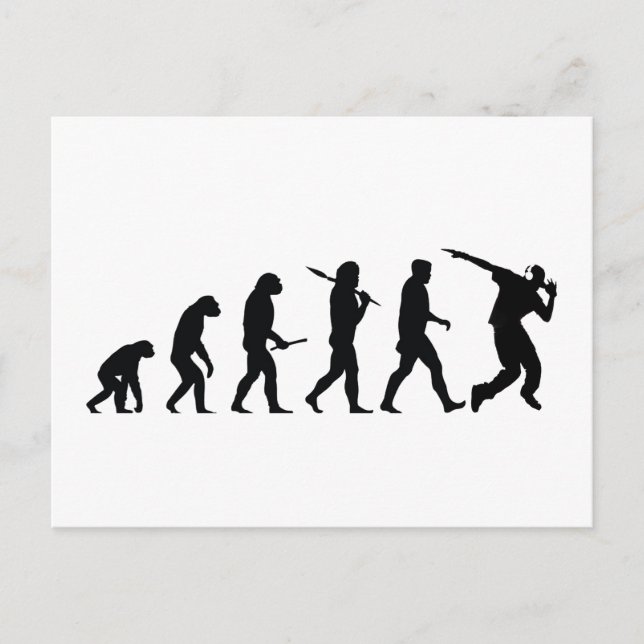 Cartão Postal EvoluçãoDança (Frente)