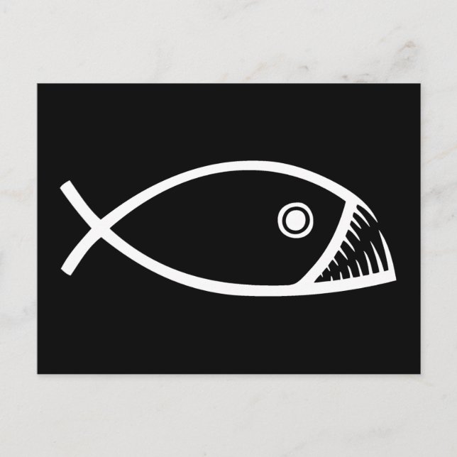 Cartão Postal Evolution Fish (Frente)