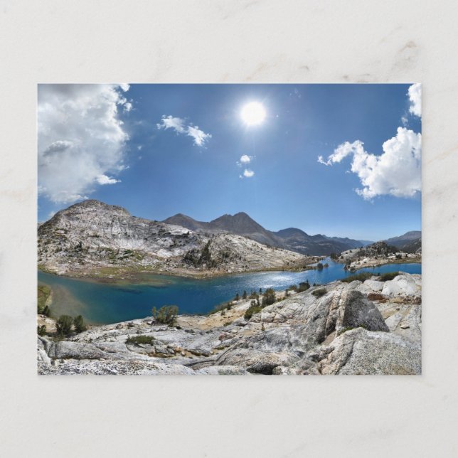 Cartão Postal Evolution Lake Panorama - Trilha John Muir (Frente)