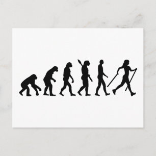 Cartão Postal Evolution Nordic Walking