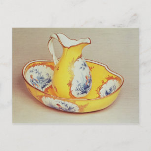 Cartão Postal Ewer e bacia de Sevres Broc Roussel