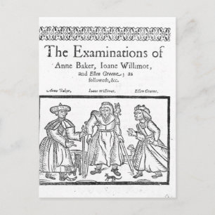 Cartão Postal Exames de Anne Baker, Joanne Willimot