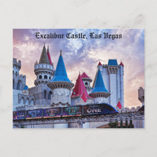 Cartão postal Excalibur Castle Las Vegas