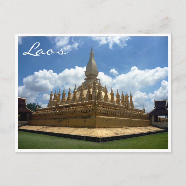 Cartão Postal excelente estúpido laos (Frente)