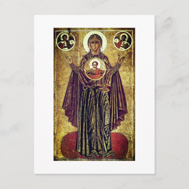 Cartão Postal Excelente Panagia de Yaroslavl (Frente)