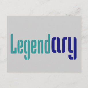 Cartão Postal Excelente Presente Legendário memorável