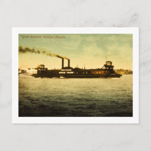 Cartão Postal Excelente Western, Windsor, Canadá