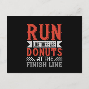 Cartão Postal Executando - Executar como se houvesse rosquinha