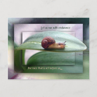 Cartão Postal Executar com resistência