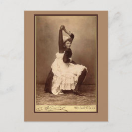 Cartão Postal Executor de circo unido duplo em placas