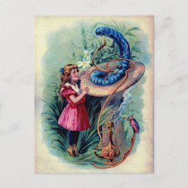 Cartão Postal Exemplo de Alice no País das Maravilhas