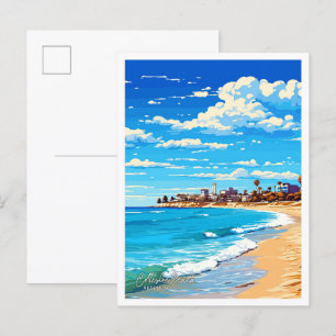 Cartão Postal Exemplo de viagem da Cottesloe Beach