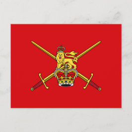 Cartão Postal Exército Britânico (Militar do Reino Unido)