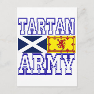 Cartão Postal Exército de Tartan
