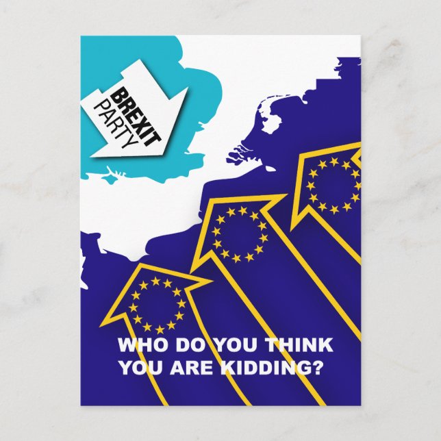 Cartão Postal Exército Pai Brexit Party (Frente)