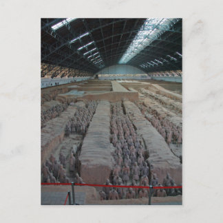 Cartão Postal Exército terrorista Xian China do imperador Qin