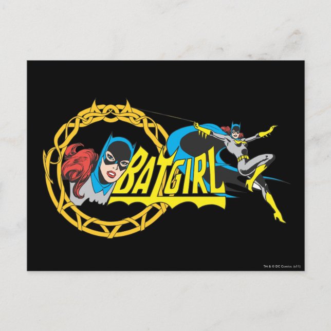 Cartão Postal Exibição de Batgirl (Frente)