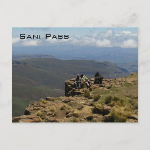 Cartão Postal exibição de passagem sani
