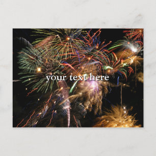 Cartão Postal Exibição do Fireworks