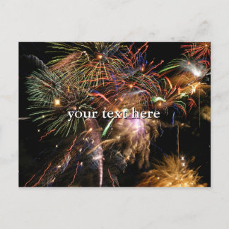Cartão Postal Exibição do Fireworks